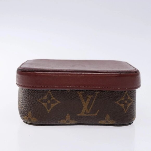 LOUIS VUITTON Monogram Boite Camille MM Jewelry Box Brown GI0019 LV Auth 133672 - Picture 4 of 16